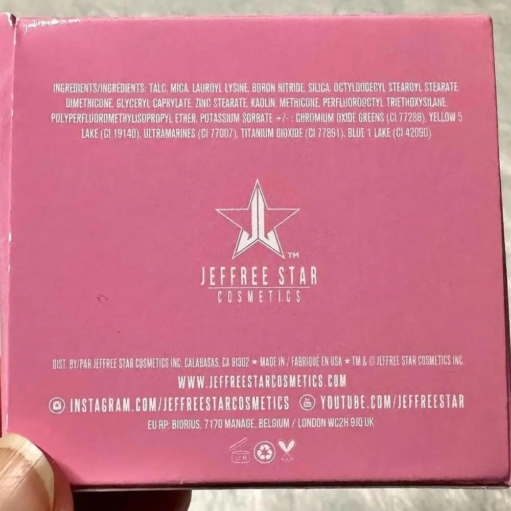 NIB Jeffree Star Eyeshadow Artistry Single Make It Rain 1.5g